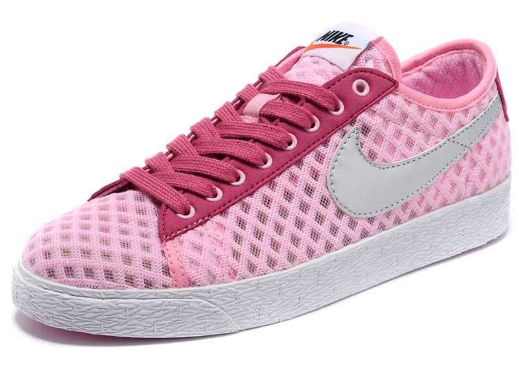 nike blazer low selvage 2013 summer light breathable pink concurrence des prix